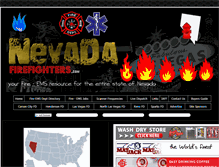 Tablet Screenshot of nevadafirefighters.com